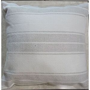 Magnolia‎ Home by Joanna Gaines throw pillow 22 X 22 ivory by Loloi washable